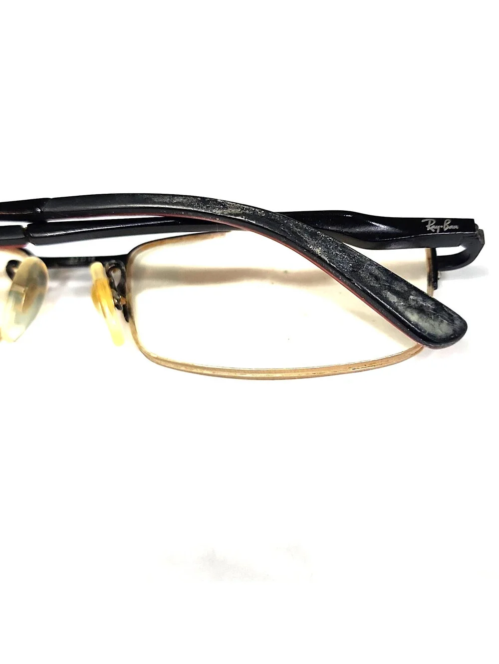 Ray Ban RB8692 1012 Black Rectangle Eyeglasses 53-18 140 READ